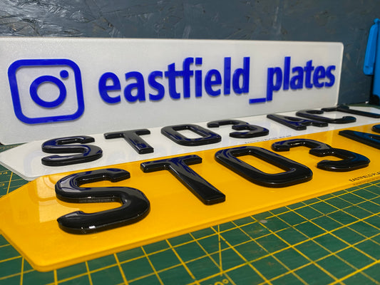 HEX 5D Plates — Lamborghini Style Number Plates