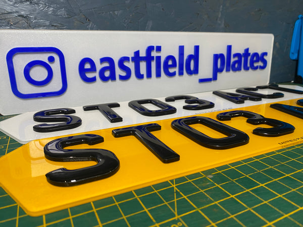 HEX 5D Plates — Lamborghini Style Number Plates