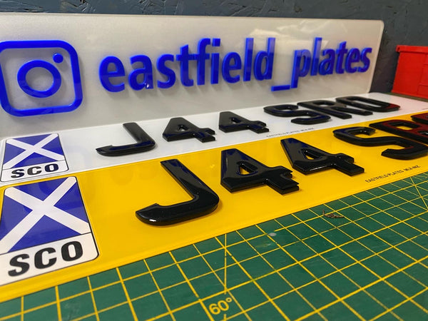 5D Gel Number Plates